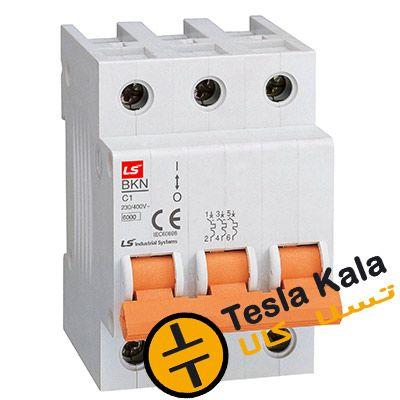 کلید LS مینیاتوری،3 پل،3 فاز ،32 آمپر،6 کیلو آمپر، سری BKN